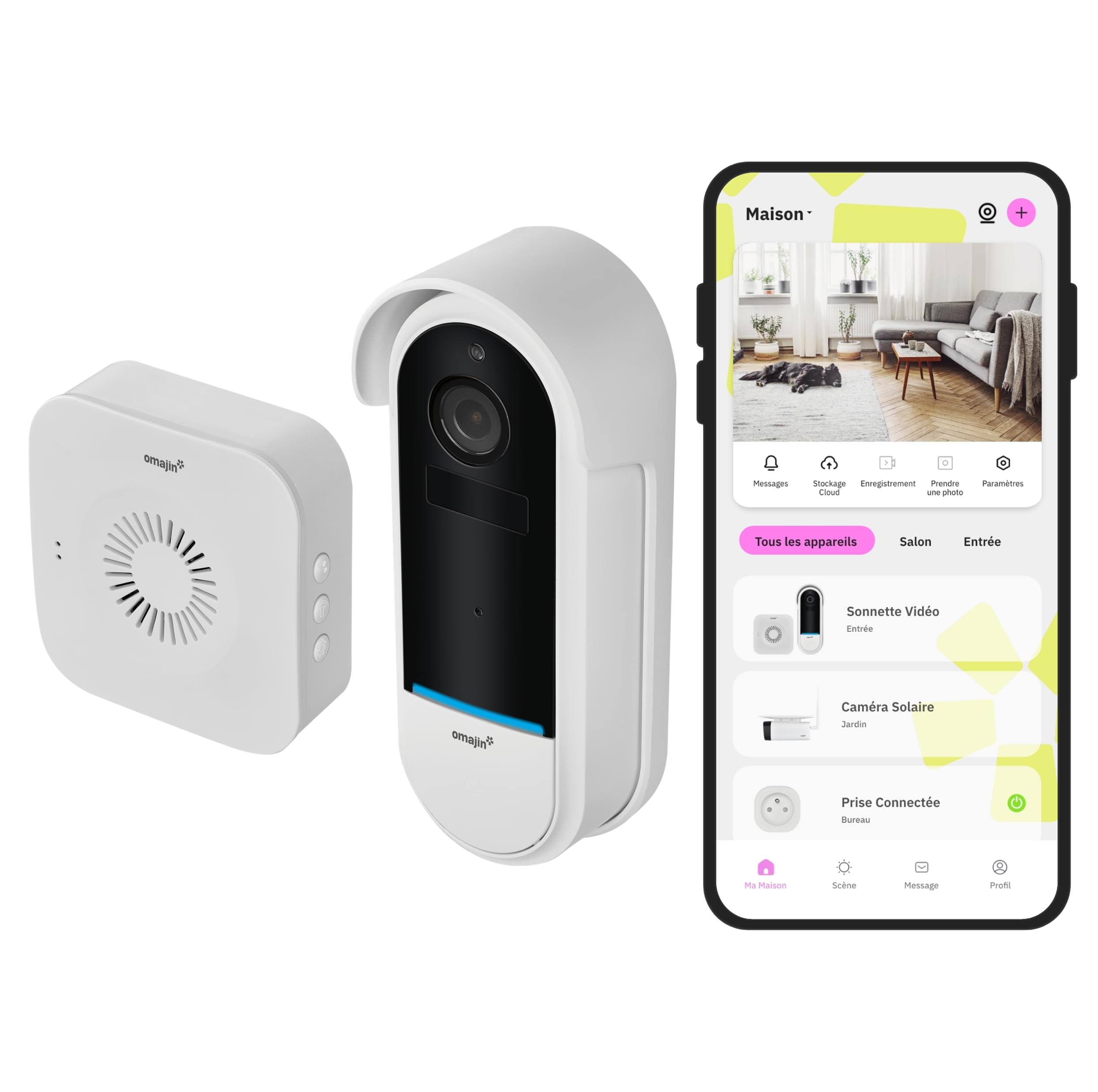 xtu sonnette sans fil avec caméra